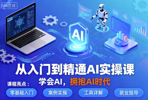 从入门到精通AI实操课，学会AI，拥抱AI时代-网创资源