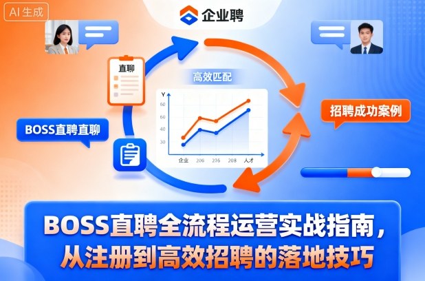 BOSS直聘全流程运营实战指南，从注册到高效招聘的落地技巧-网创资源