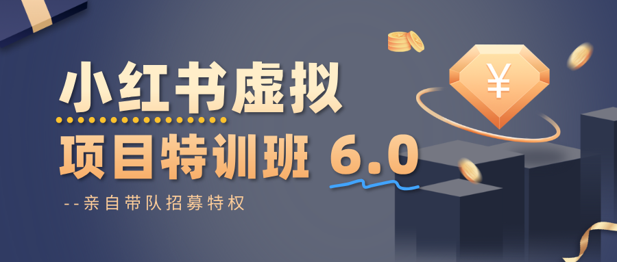 小红书虚拟项目特训班6.0 ，养号/选品/自动发货/爆款笔记(含40节视频课)-网创资源