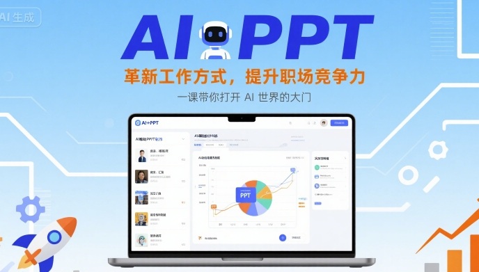 AI+PPT：革新工作方式，提升职场竞争力，一课带你打开 AI 世界的大门-网创资源