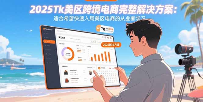 2025Tk美区跨境电商完整解决方案：适合希望快速入局美区电商的从业者学习-网创资源