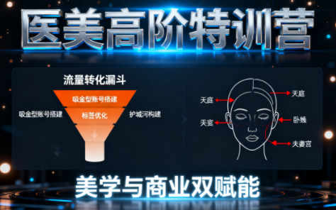 0-1000万医美高阶特训营课程-网创资源